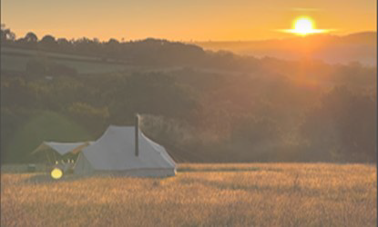 Hartridge Springs Camp At Sunset